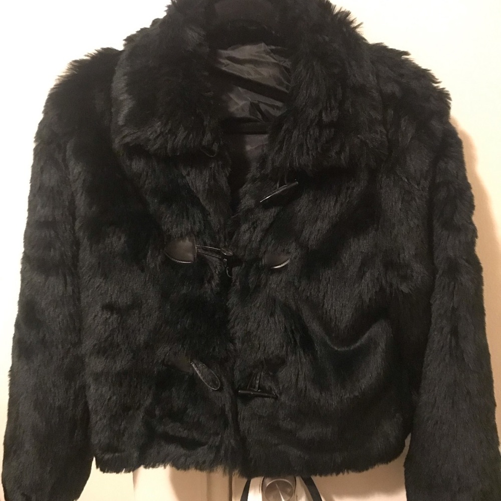 Faux fur jacket